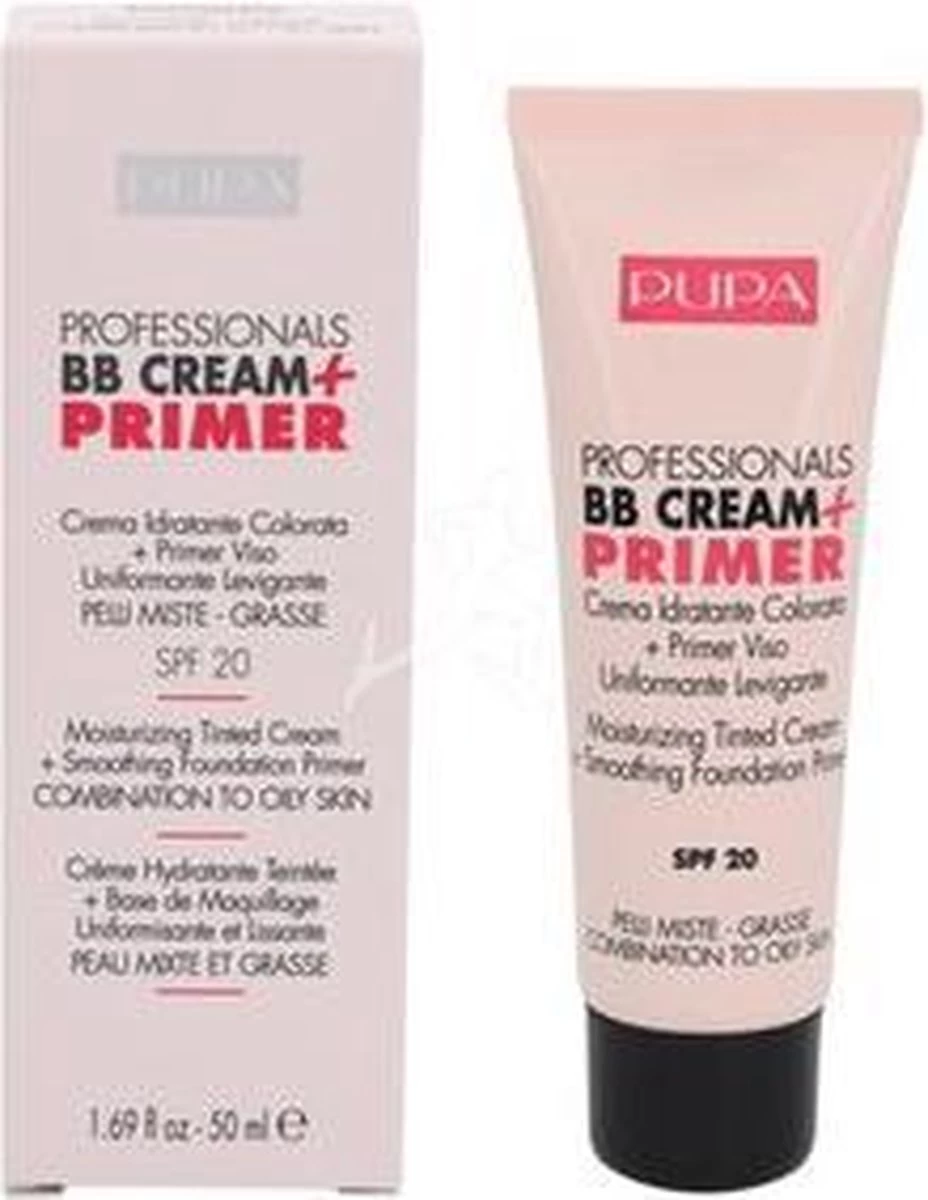 Pupa BB Cream + Primer For Combination To Oily Skin - 002 Sand 3 Pupa BB Cream + Primer For Combination To Oily Skin - 002 Sand - Afbeelding 3