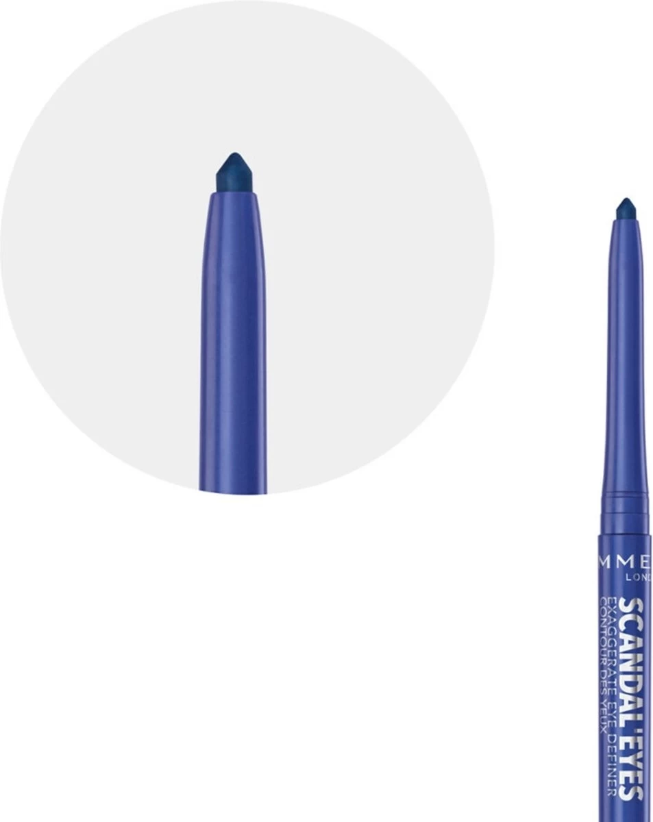 Rimmel London Exaggerate Full Colour Eye Definer Oogpotlood - 004 Cobalt Blue 4 Rimmel London Exaggerate Full Colour Eye Definer Oogpotlood - 004 Cobalt Blue - Afbeelding 4