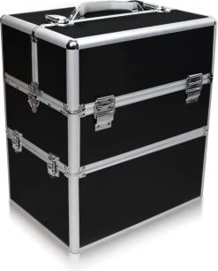 Cosmetica Of Nagel Koffer XL Zwart Glad