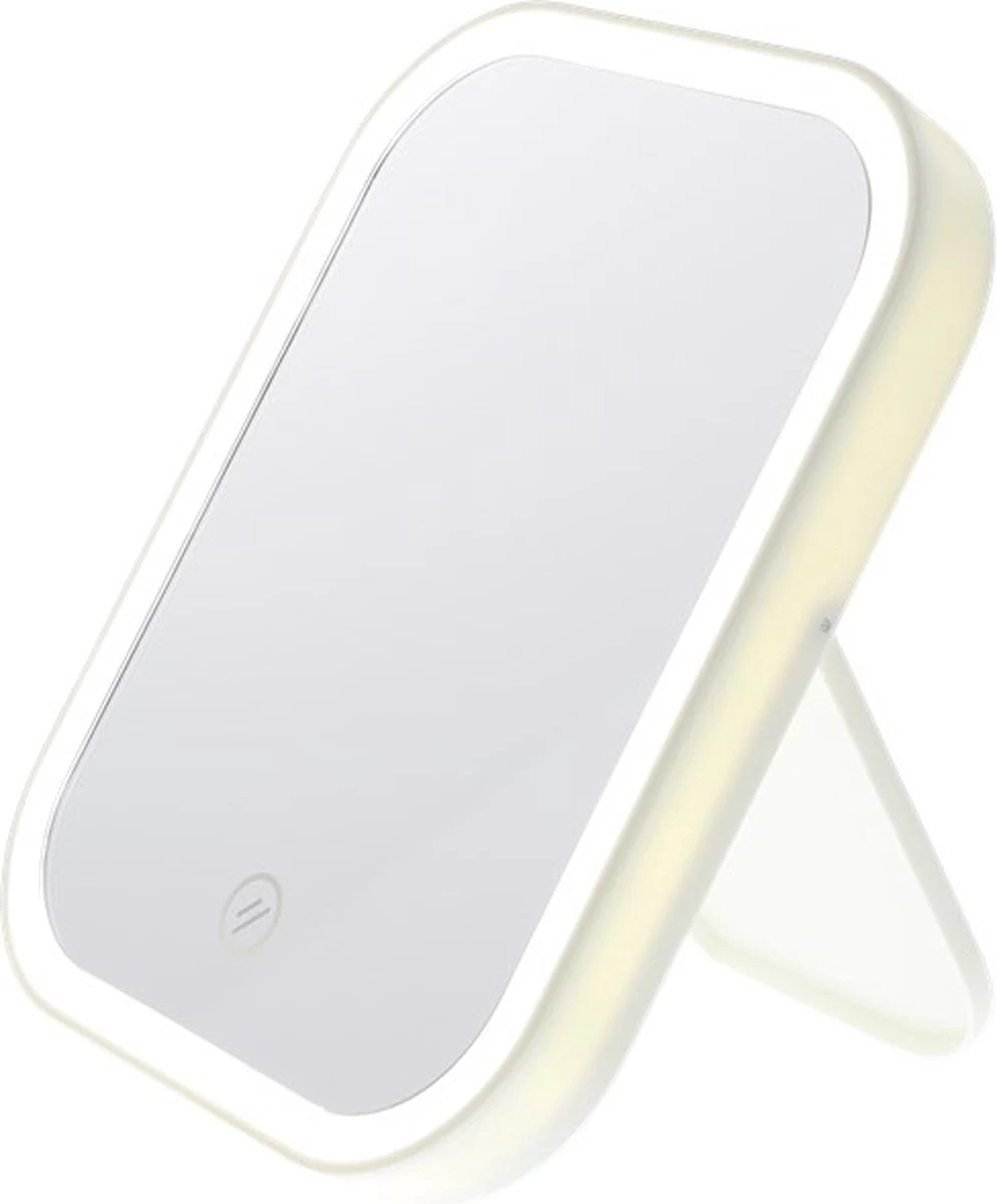 Merkloos Make Up Spiegel Met Dimbare LED Verlichting - Opklapbaar - Handspiegel - Scheerspiegel - Cosmeticaspiegel 1 Merkloos Make Up Spiegel Met Dimbare LED Verlichting - Opklapbaar - Handspiegel - Scheerspiegel - Cosmeticaspiegel